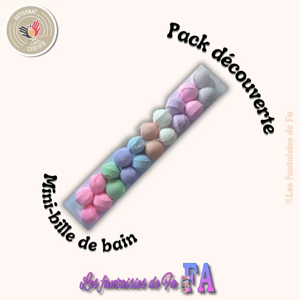 Pack découverte - 20 mini-billes de bain