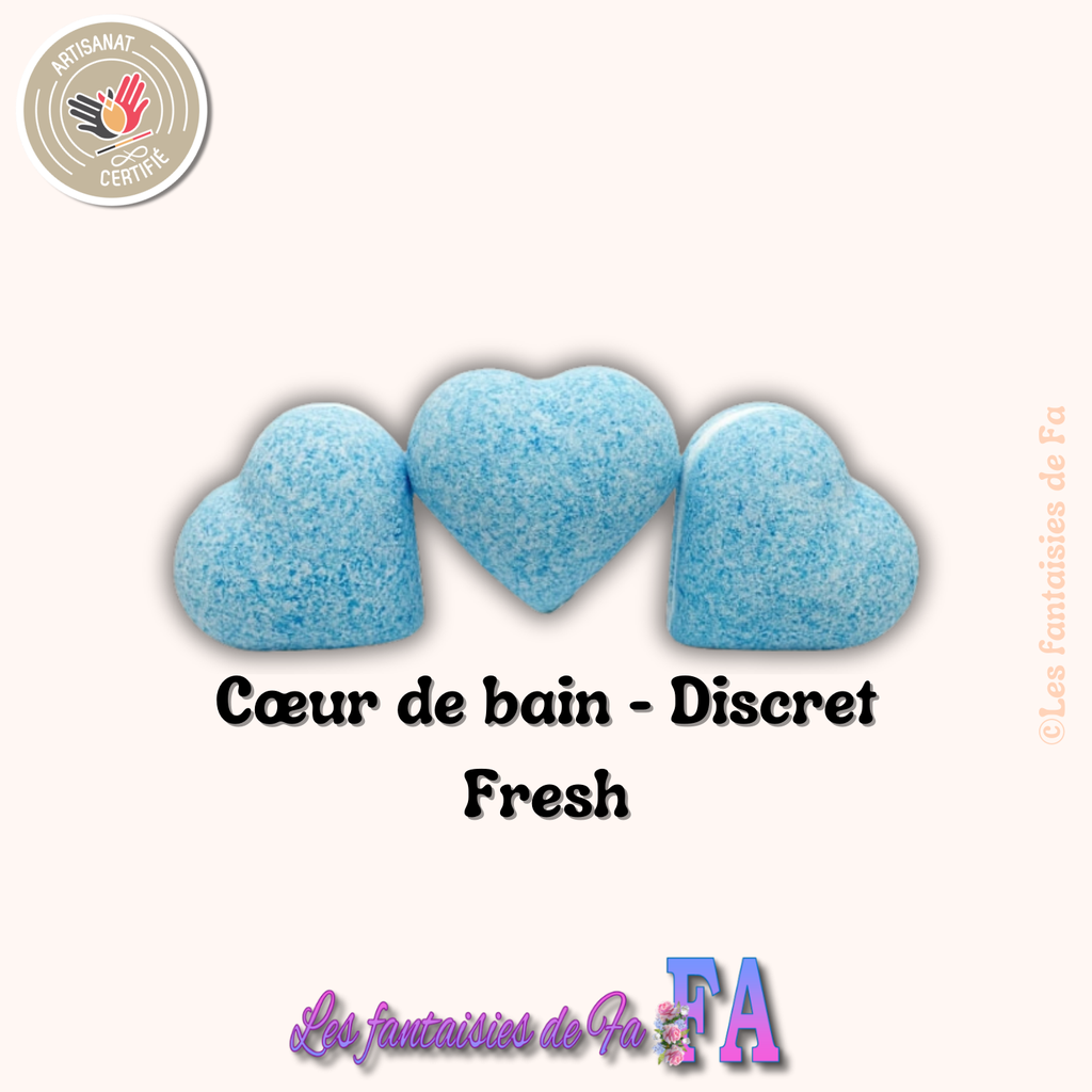 Cœur effervescent parfum Discret fresh