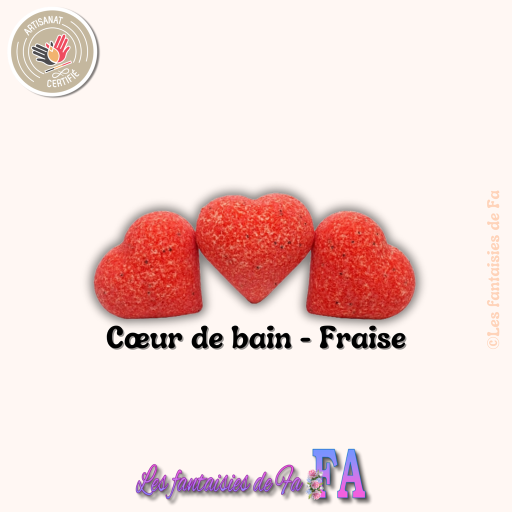 Cœur effervescent parfum Fraise