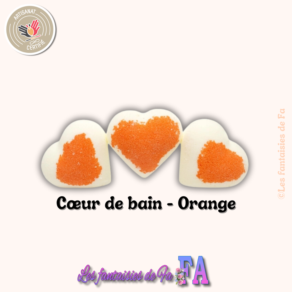 Cœur effervescent parfum Orange