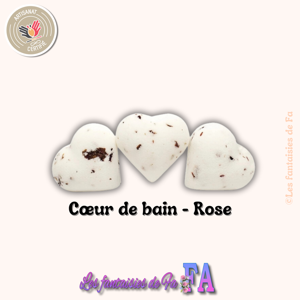 Cœur effervescent parfum Rose