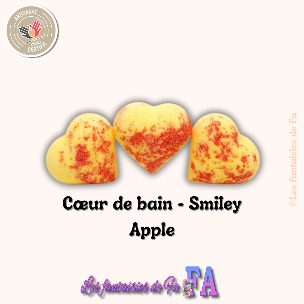 Cœur effervescent parfum Smiley apple
