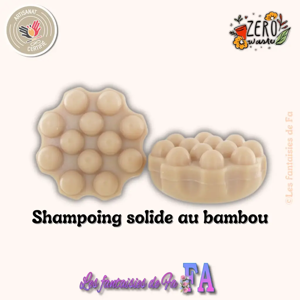 Shampoing solide massant à la Bambou