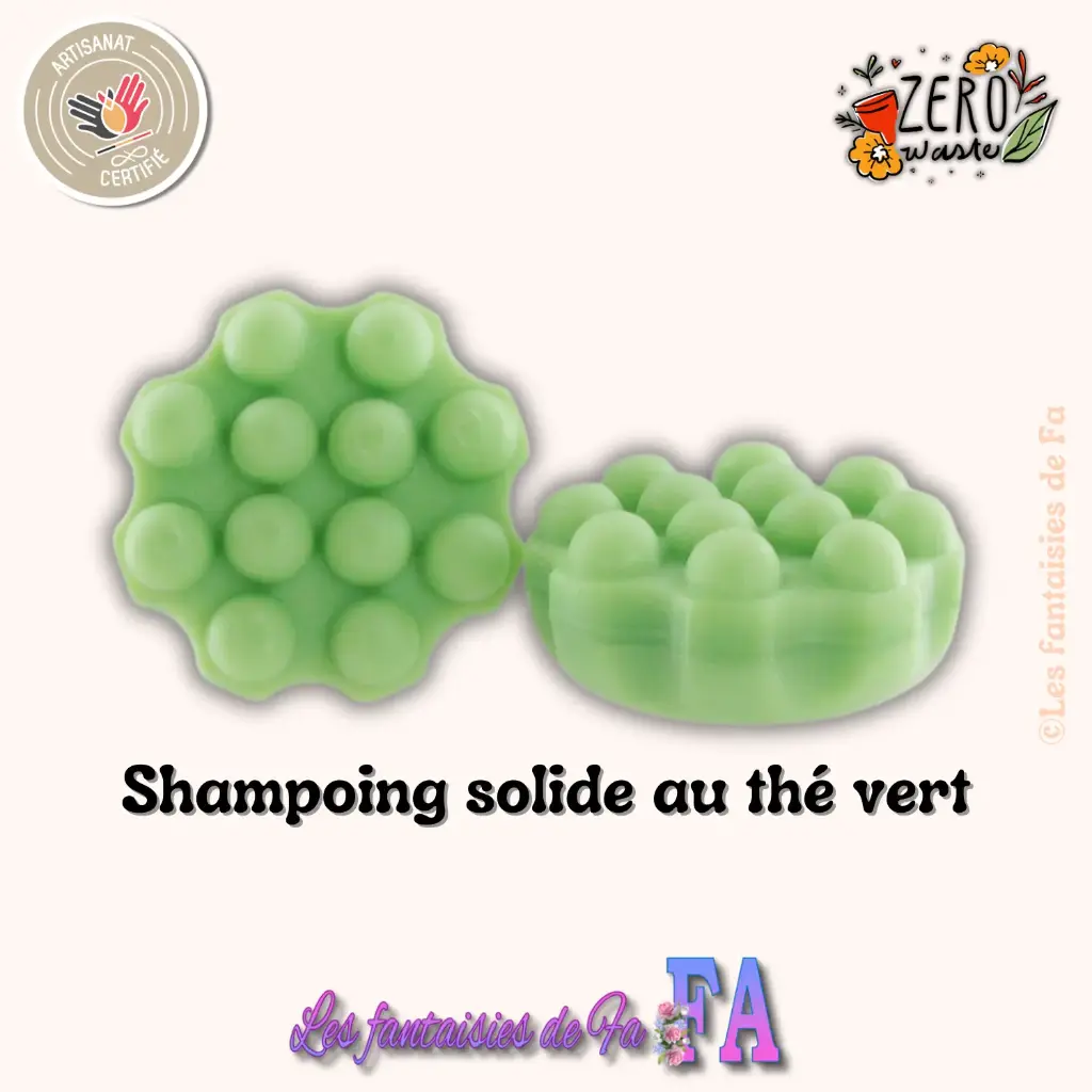 Shampoing solide massant à la Thé vert