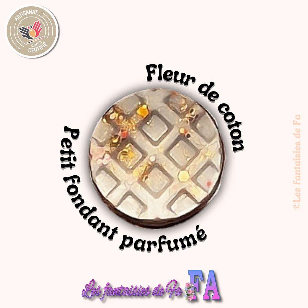 Fondant parfumé "Fleur de coton"