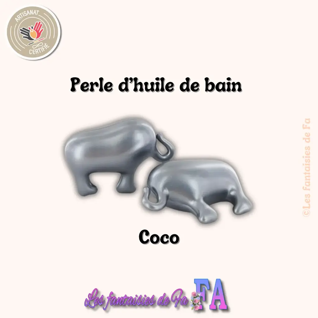 Perle d'huile de bain animaux