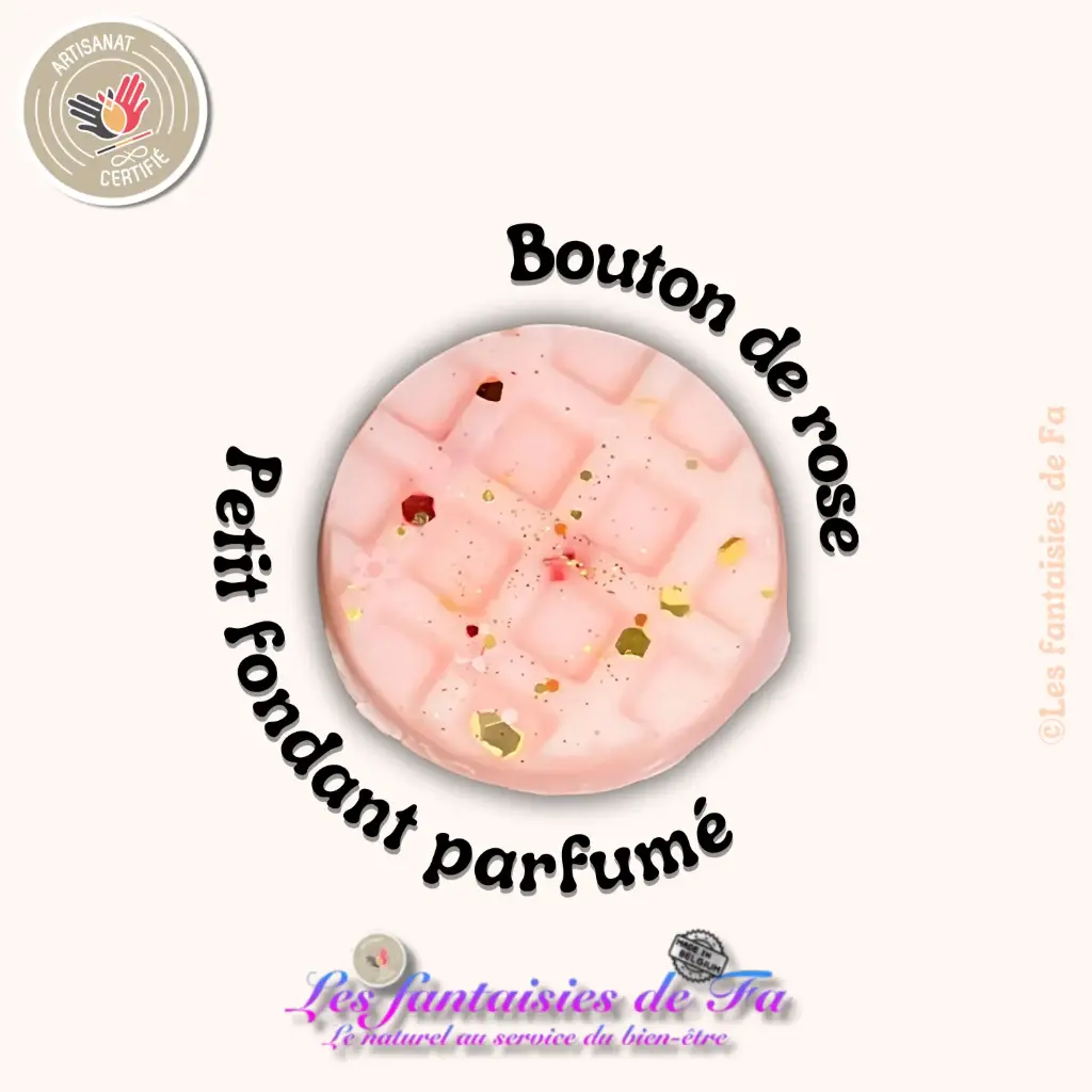 Fondant parfumé "Bouton de rose"