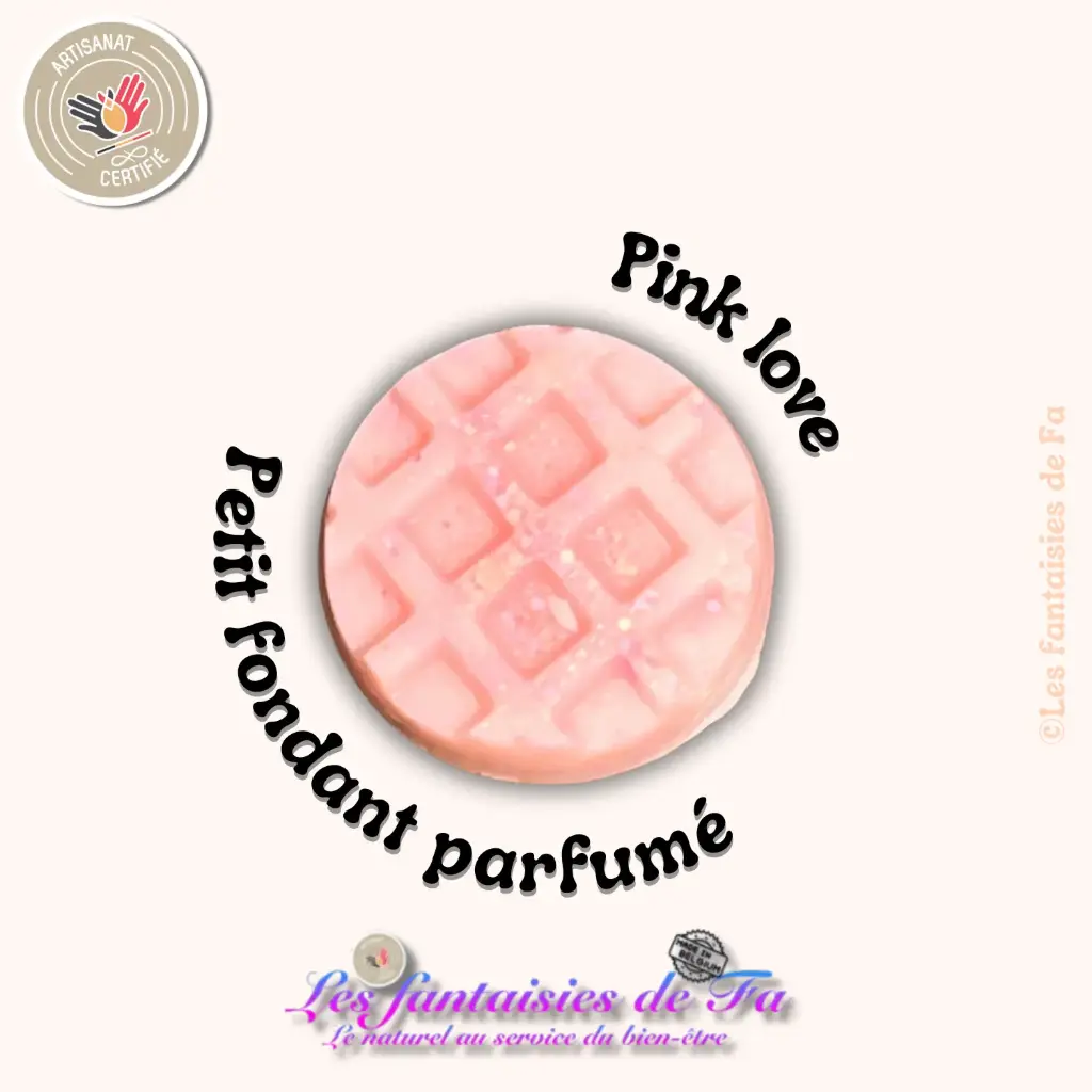 Fondant parfumé "Pink love"