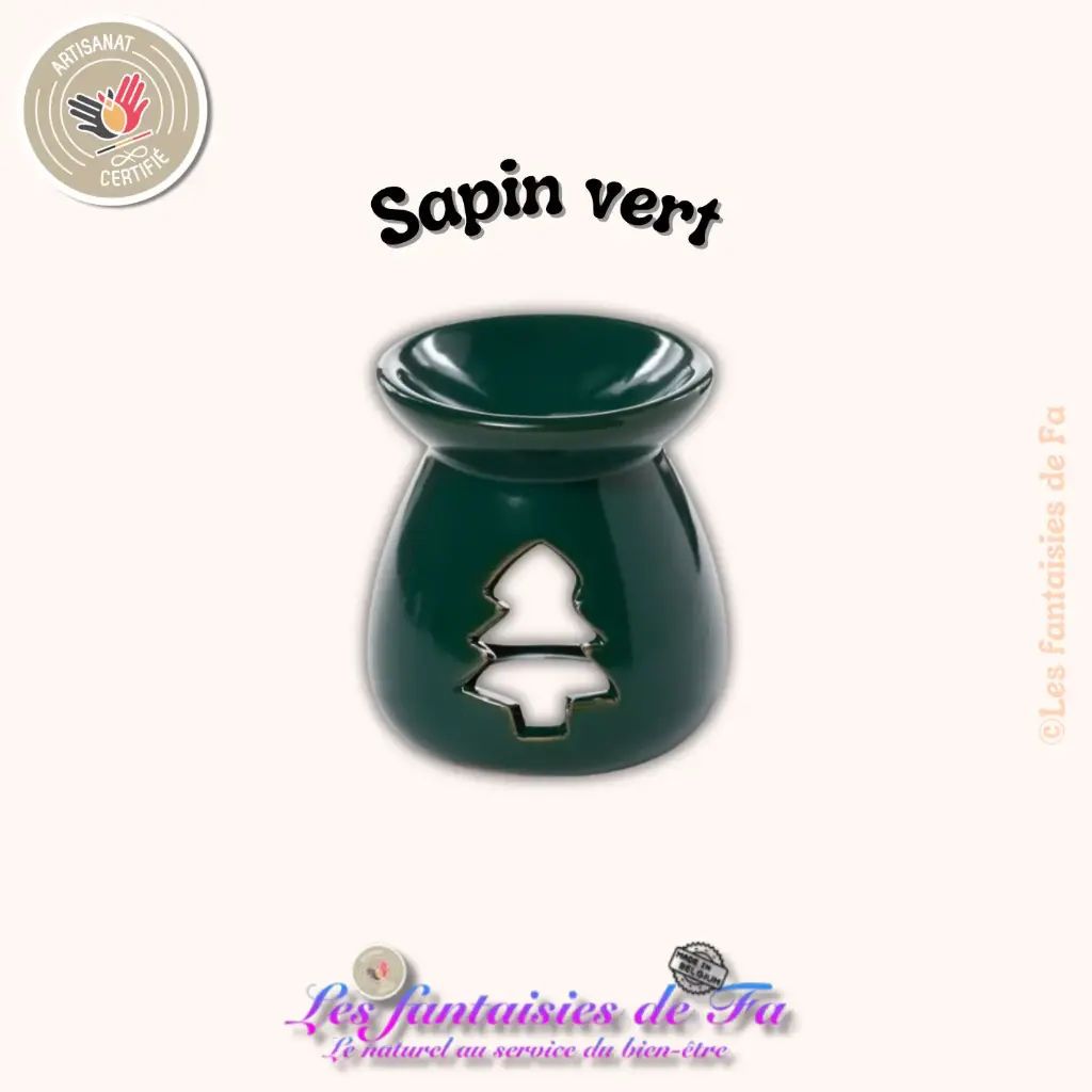 Brûleurs en céramique - Sapin de Noël vert