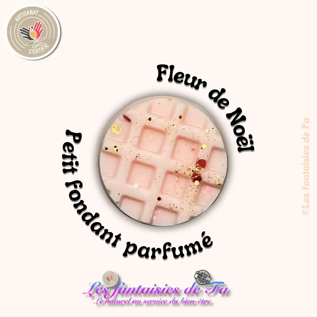 Fondant parfumé "Fleur de Noël"