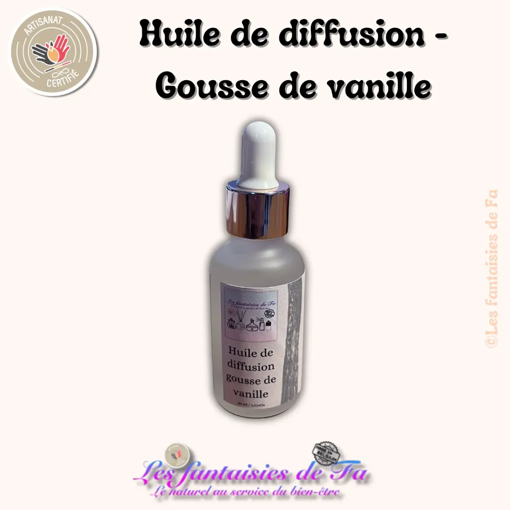 Huile de diffusion - Gousse de vanille