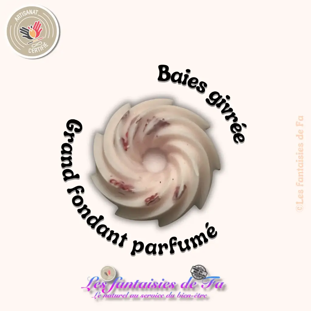 Grand fondant parfumé "Baies Givrée"