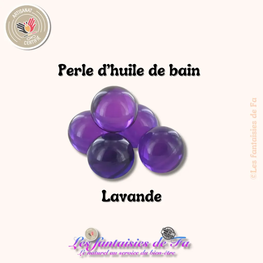 Perle d'huile de bain ronde