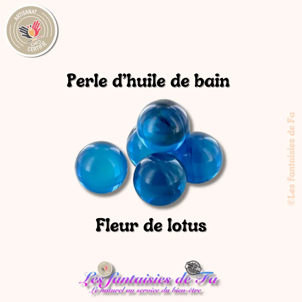 Perle d'huile de bain ronde