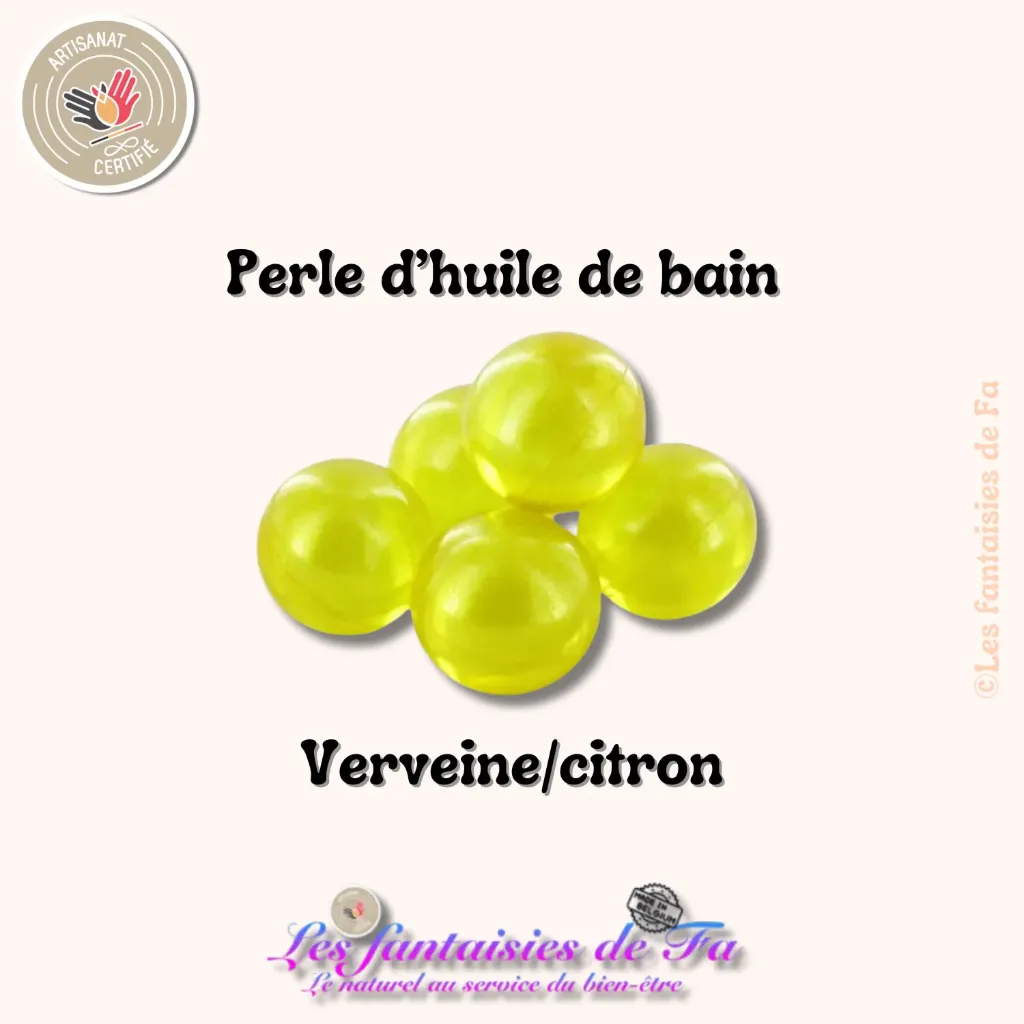 Perle d'huile de bain ronde