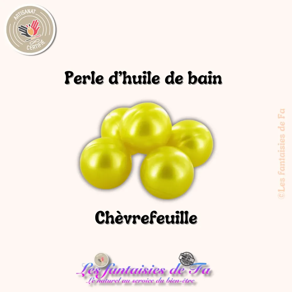 Perle d'huile de bain ronde