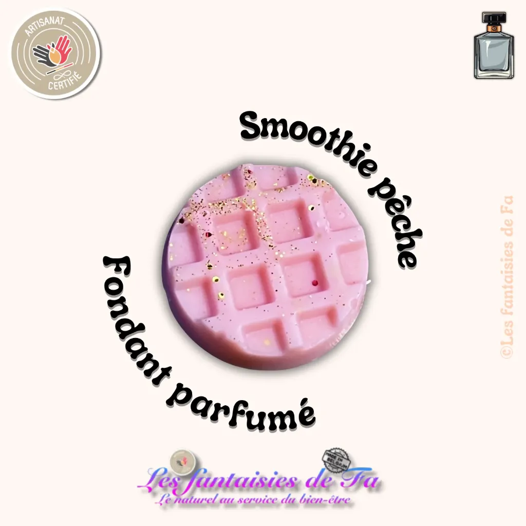 Fondant parfumé "Smoothie pêche"