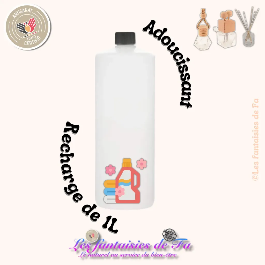 Recharge diffuseur de voiture et bâtonnets - Adoucissant