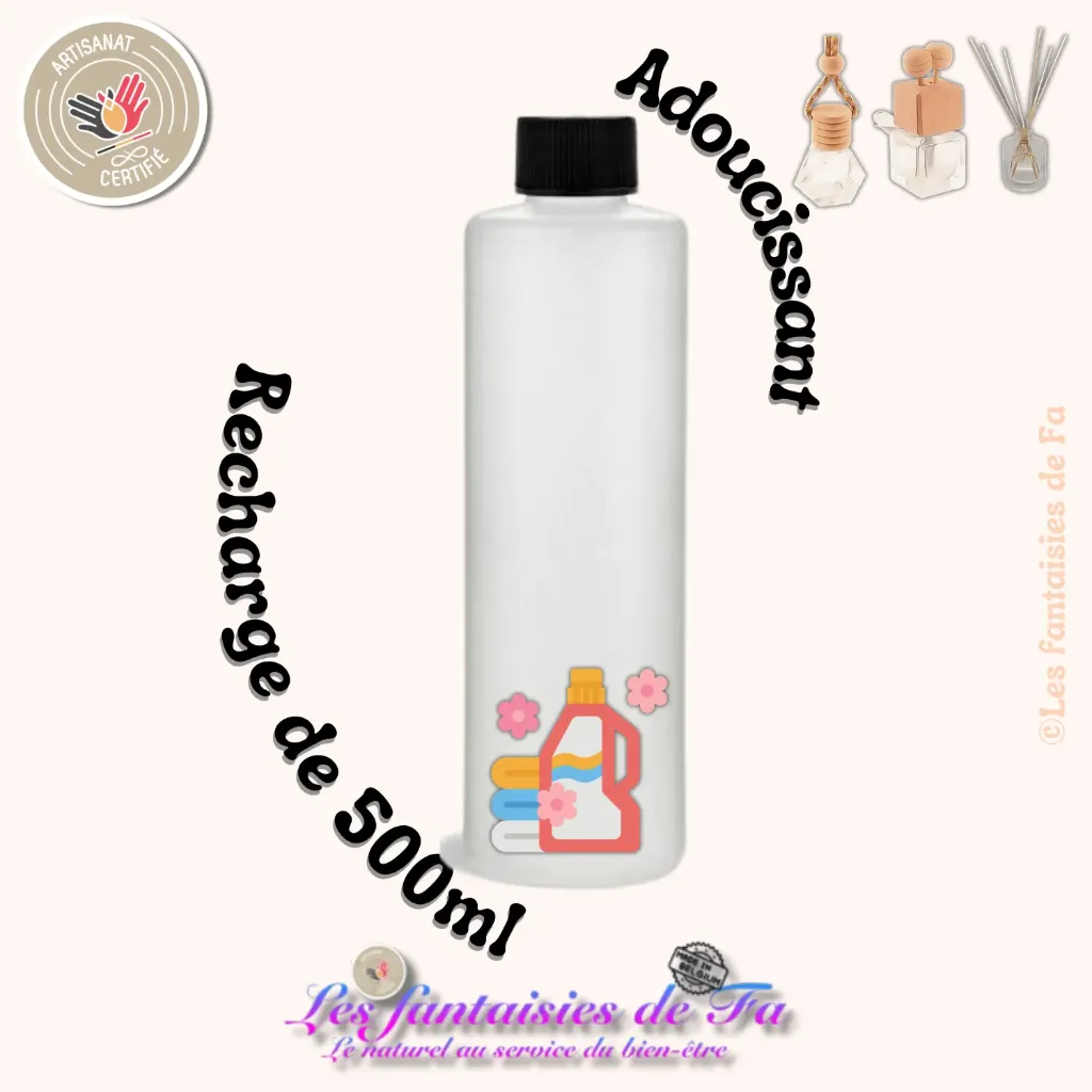 Recharge diffuseur de voiture et bâtonnets - Adoucissant