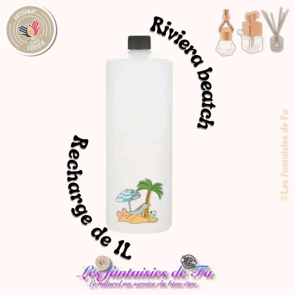 Recharge diffuseur de voiture et bâtonnets - Riviera Beach