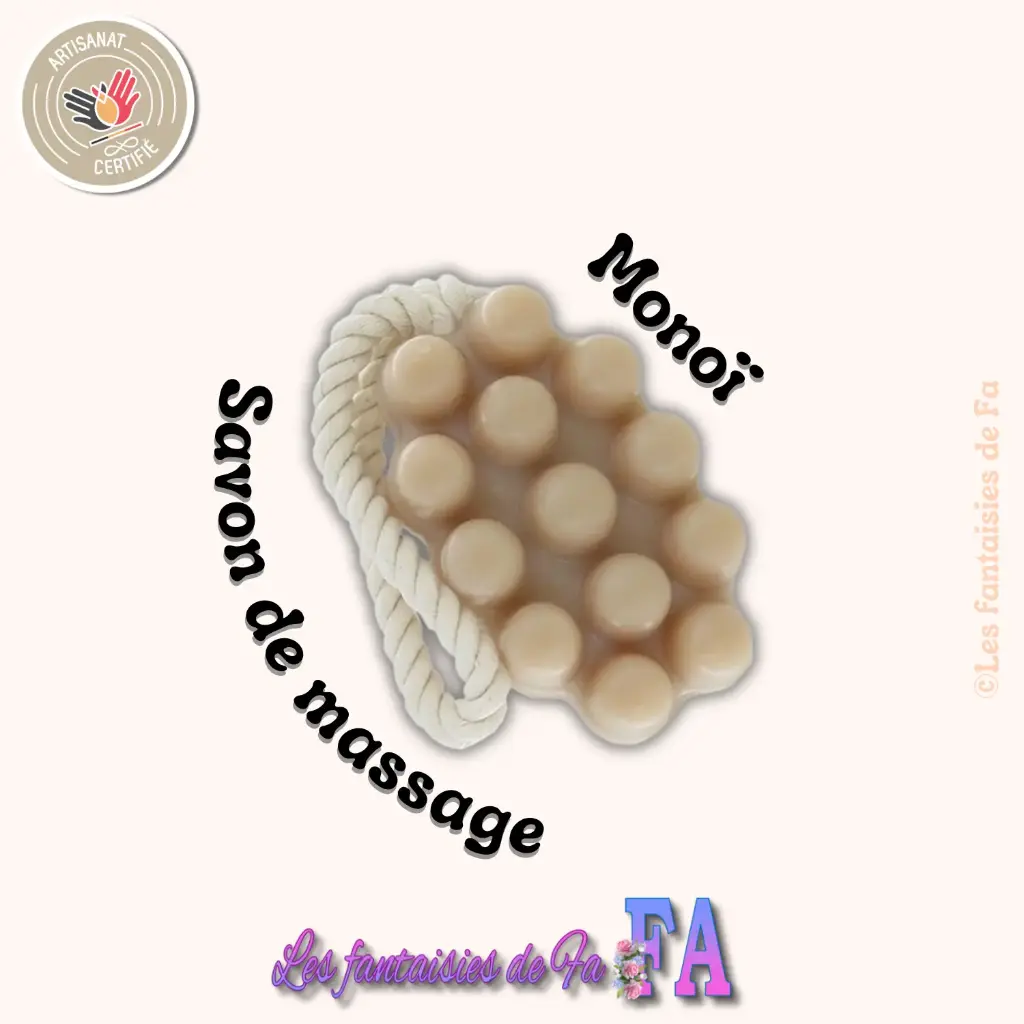 Savon de massage au monoï