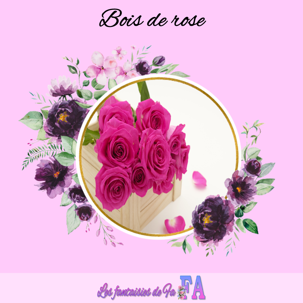 Fondant parfumé "Bois de rose"