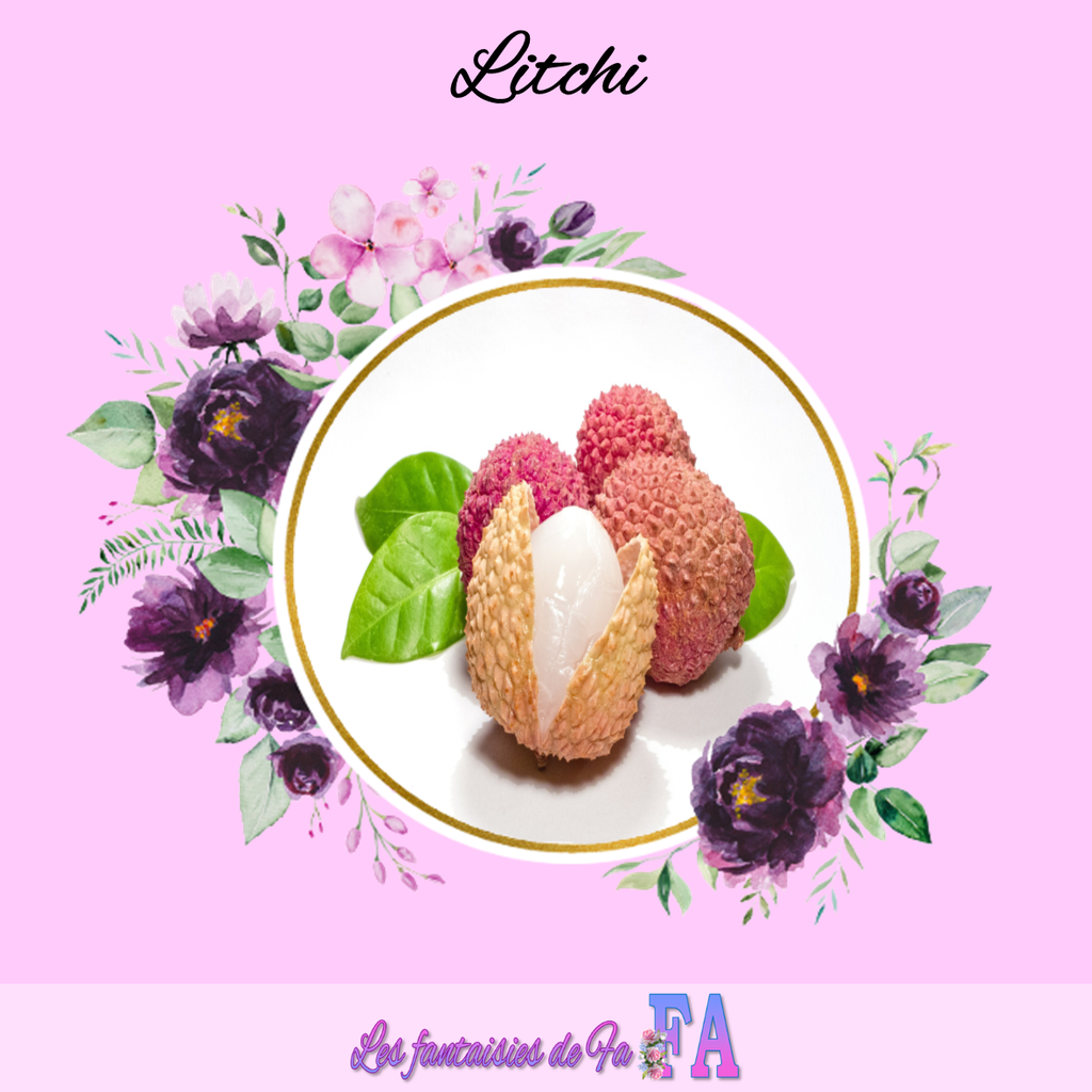 Grand fondant parfumé "Litchi"