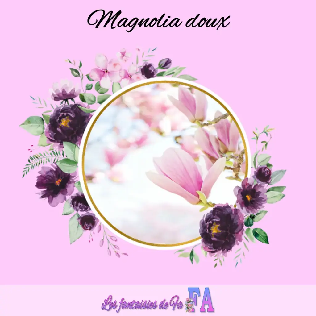 Fondant parfumé "Magnolia doux"