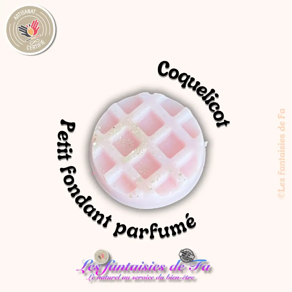 Fondant parfumé "Coquelicot"