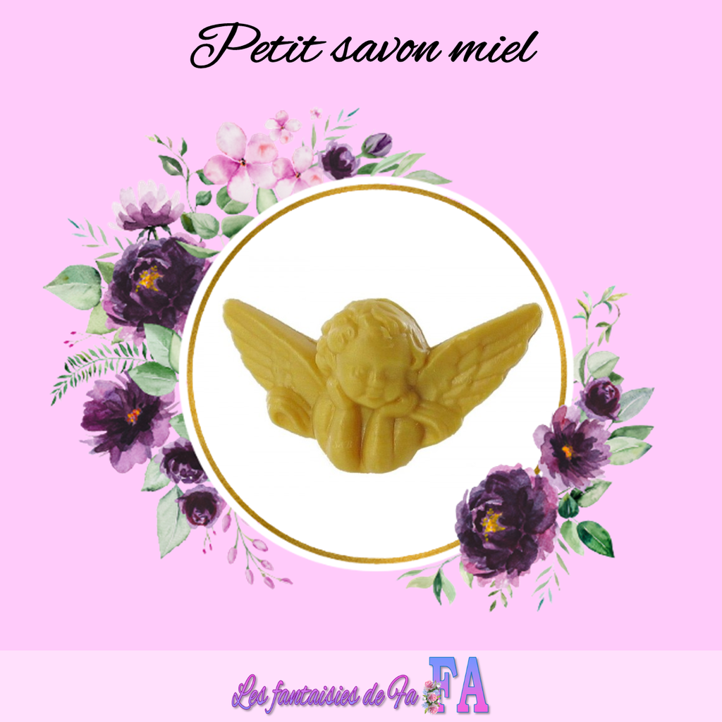 Petit savon en forme d'ange - Miel