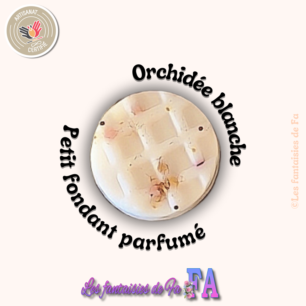 Fondant parfumé "Orchidée blanche"