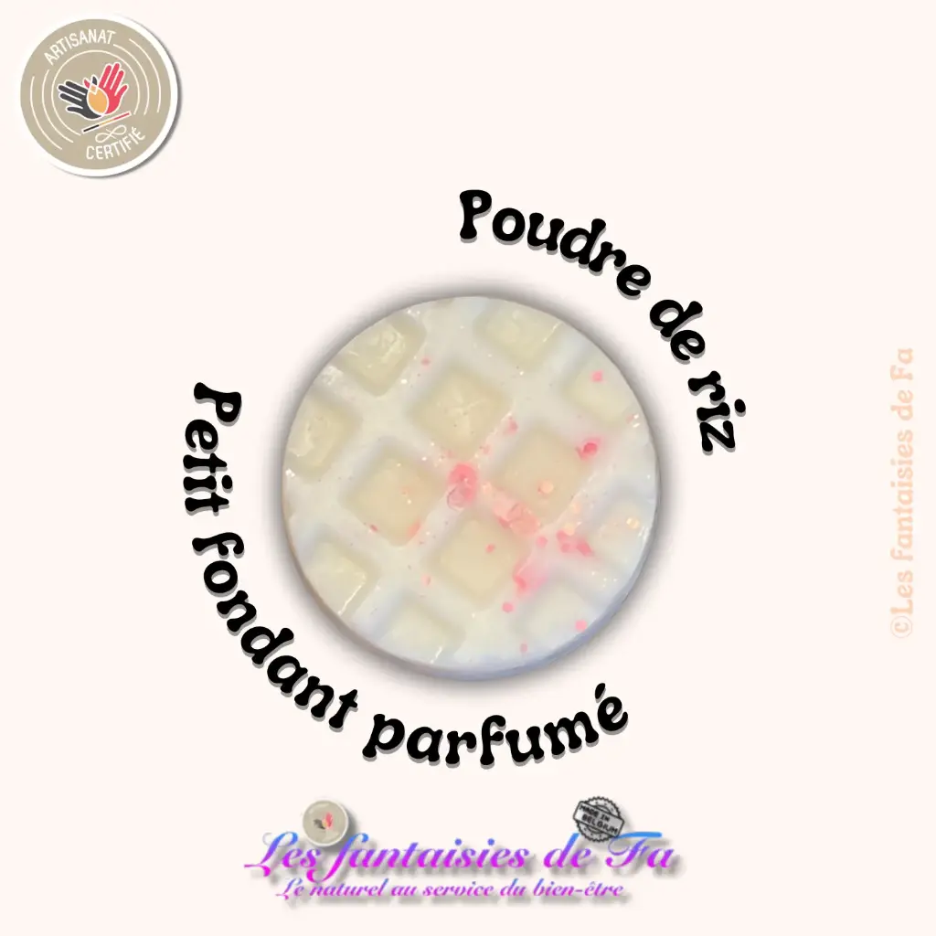 Fondant parfumé "Poudre de riz"