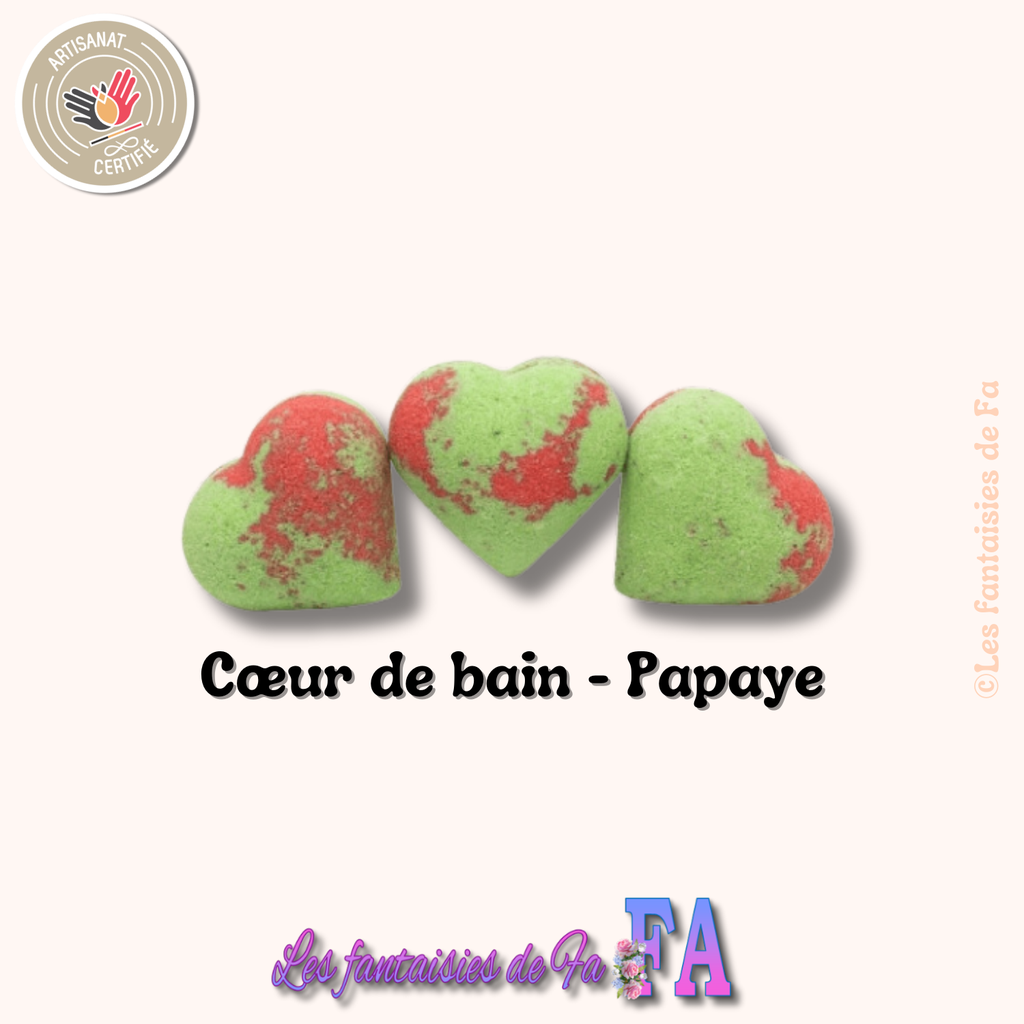 Cœur effervescent parfum Papaye