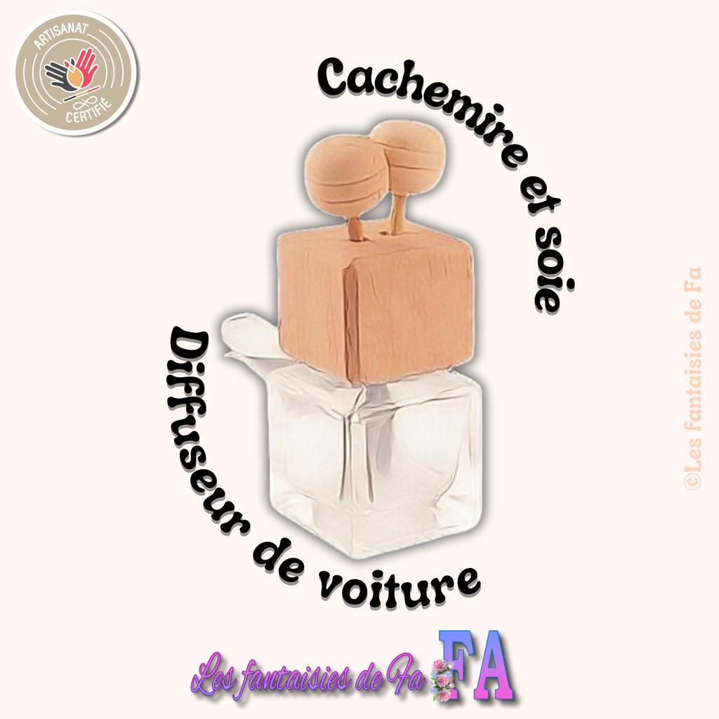 Diffuseur de voiture à accrocher  - Cachemire et soie