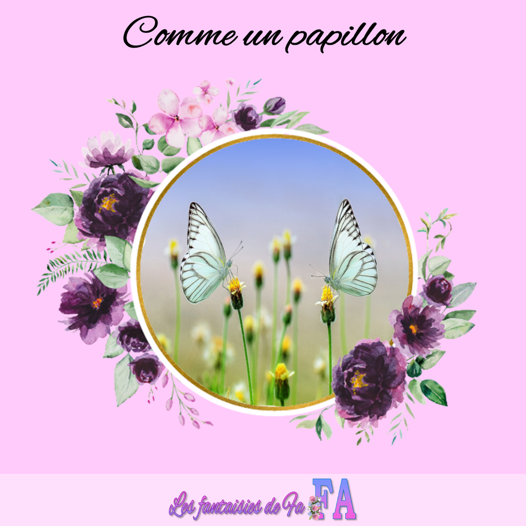 Fondant parfumé "Comme un papillon"