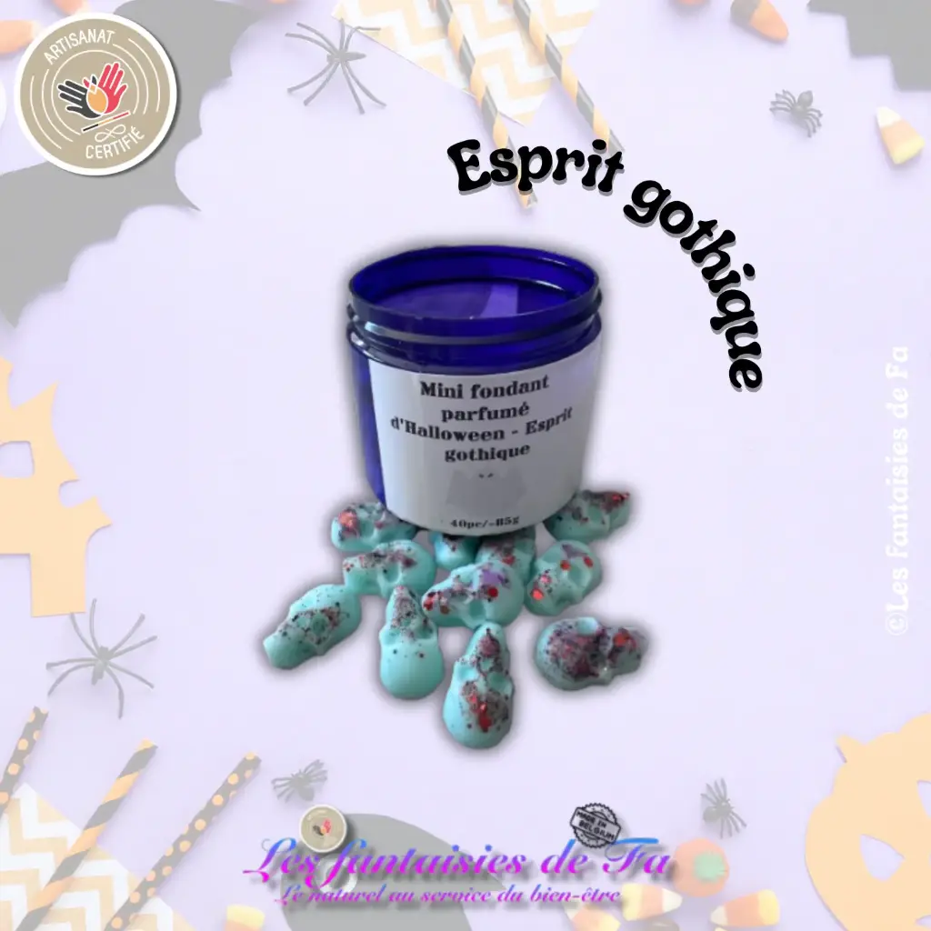 Boite de mini-fondants parfumés (Esprit Gothique)